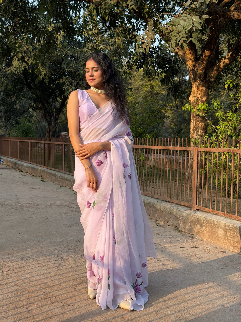 IRSI Lavender Saree