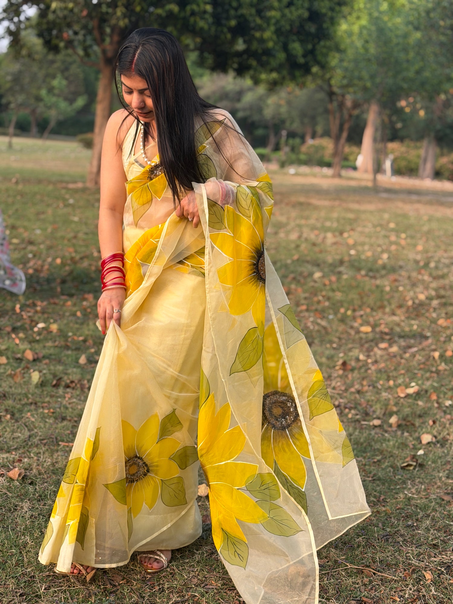 Sunflower Saree