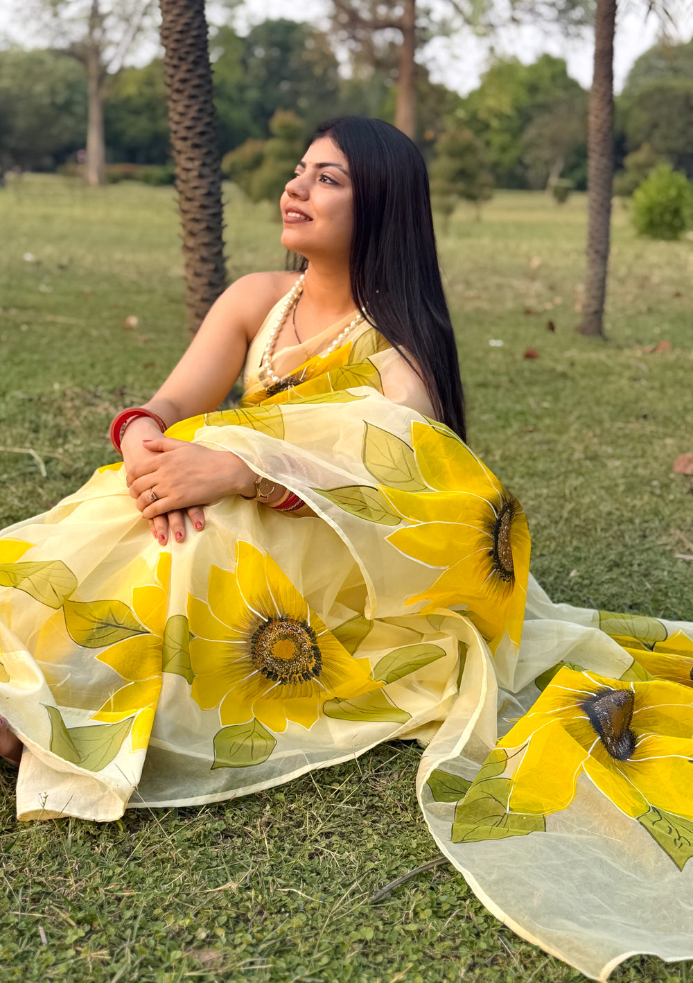 Sunflower Saree