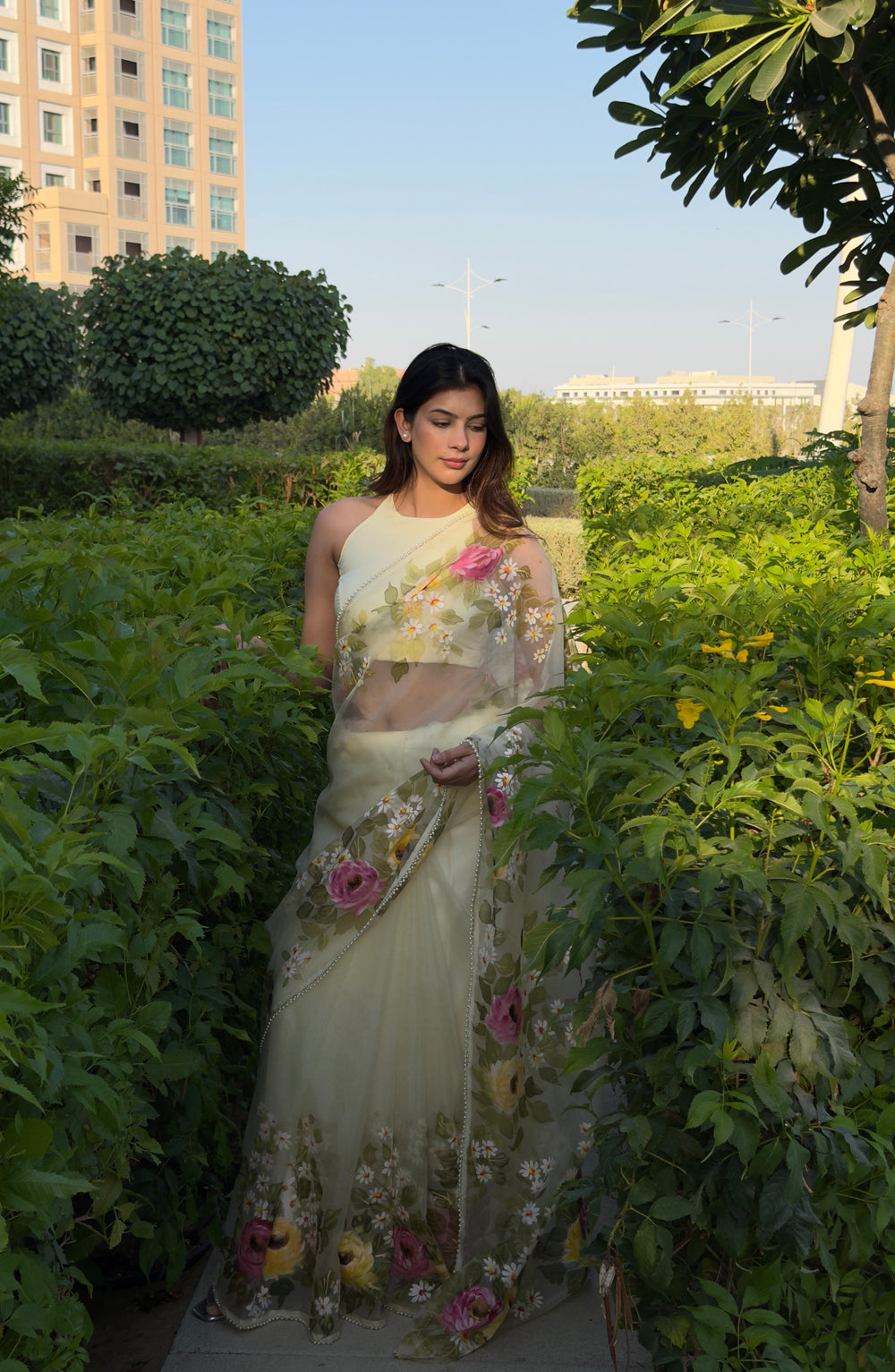 Sunshine Butter Yellow Saree