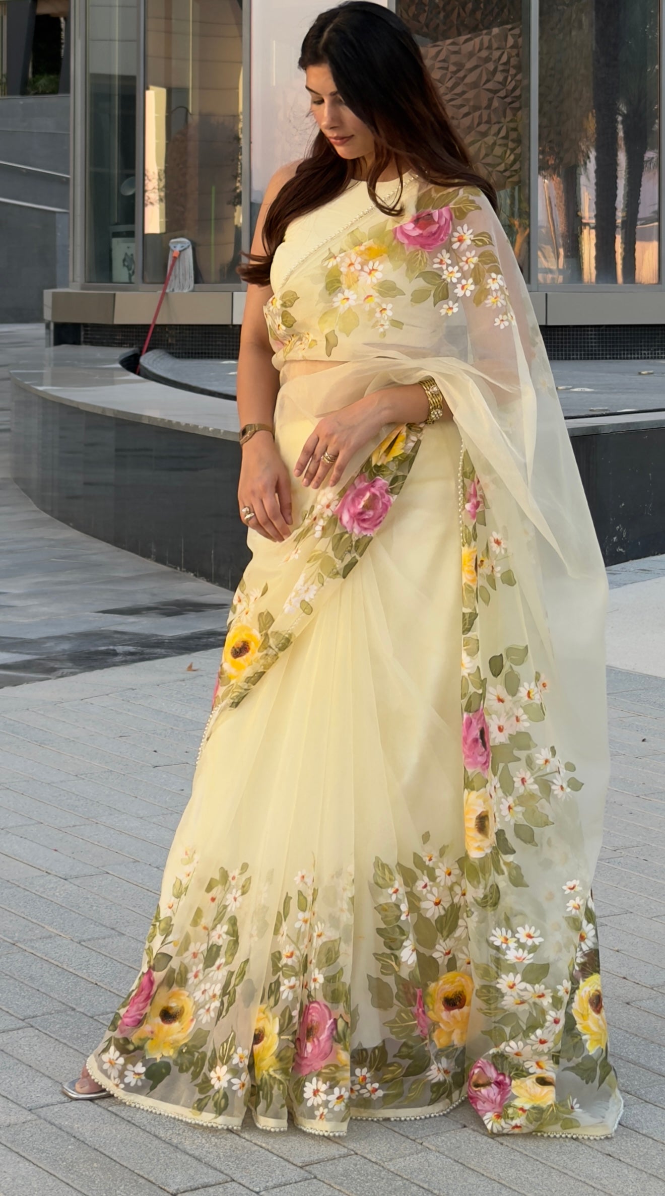 Sunshine Butter Yellow Saree